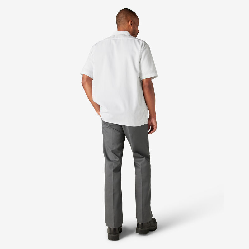 Dickies Short Sleeve Work Shirt White ID-R4zATz4d