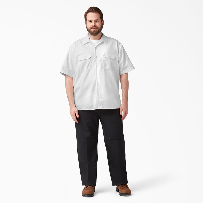 Dickies Short Sleeve Work Shirt White ID-R4zATz4d