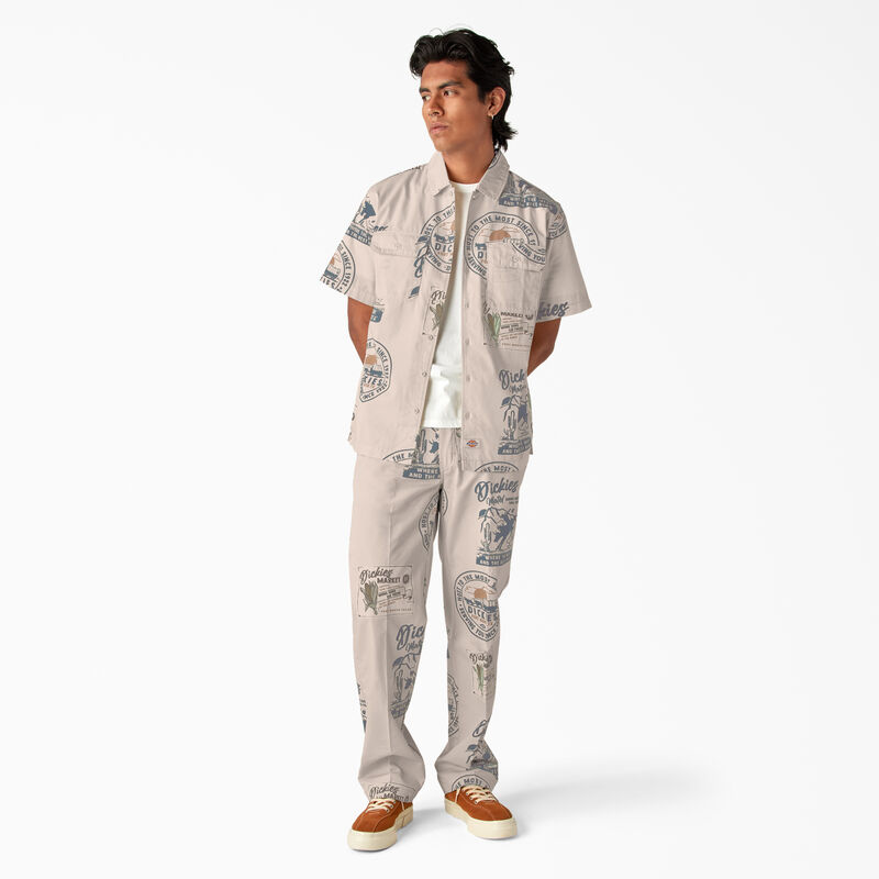 Dickies Greensburg Relaxed Fit Pants Light Vintage Print ID-RIovp5ch