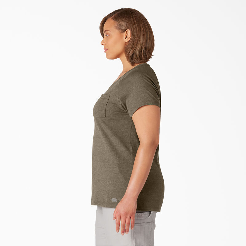 Dickies Plus Cooling Short Sleeve Pocket T-Shirt Military Green Heather ID-RLUw4bP6