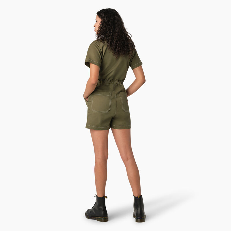 Dickies Regular Fit Ripstop Shortalls Military Green ID-RT5hyBek