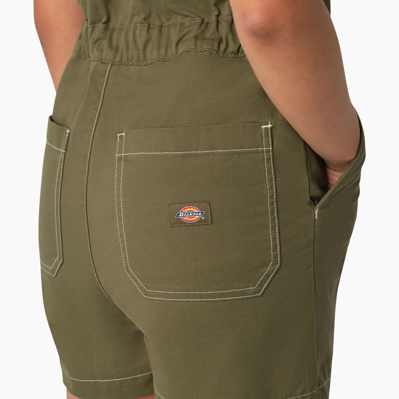 Dickies Regular Fit Ripstop Shortalls Military Green ID-RT5hyBek