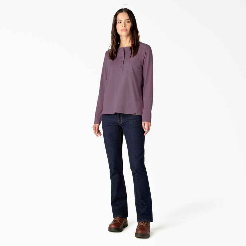 Dickies Heavyweight Henley Grapeade ID-RU4xDz8H
