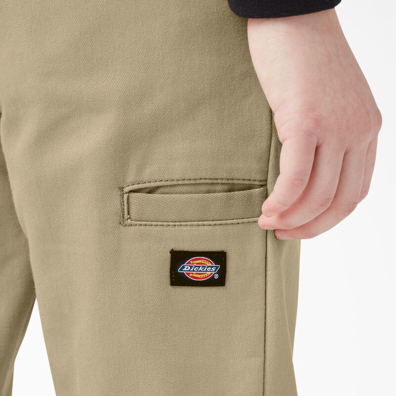 Dickies Boys' FLEX Skinny Fit Pants, 4-20 Khaki ID-Rl9ye8ns