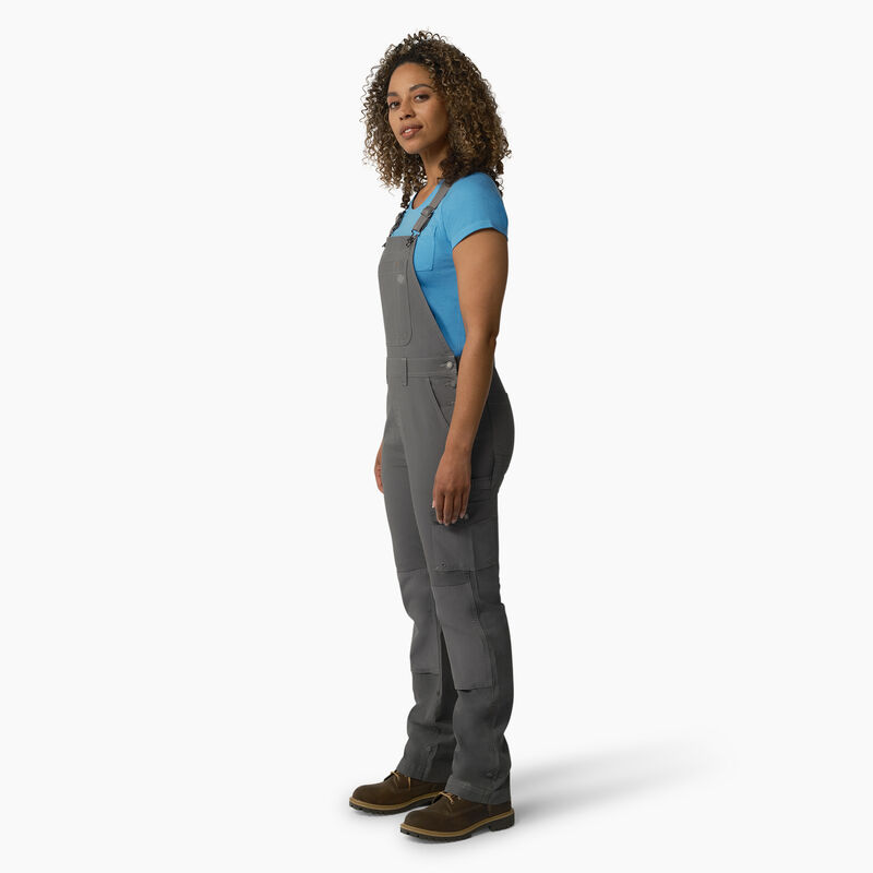 Dickies Cooling Ripstop Bib Overalls Rinsed Graphite ID-RrYH38QP