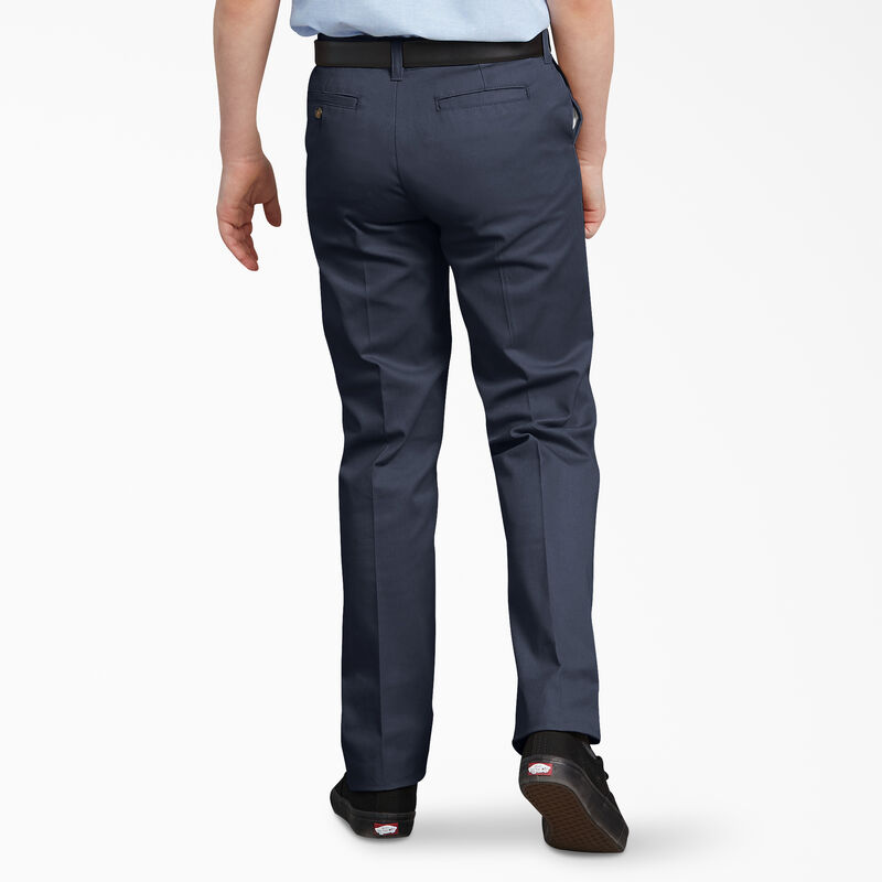 Dickies Boys' FLEX Slim Fit Pants, 4-20 Dark Navy ID-RxDRM4Ml