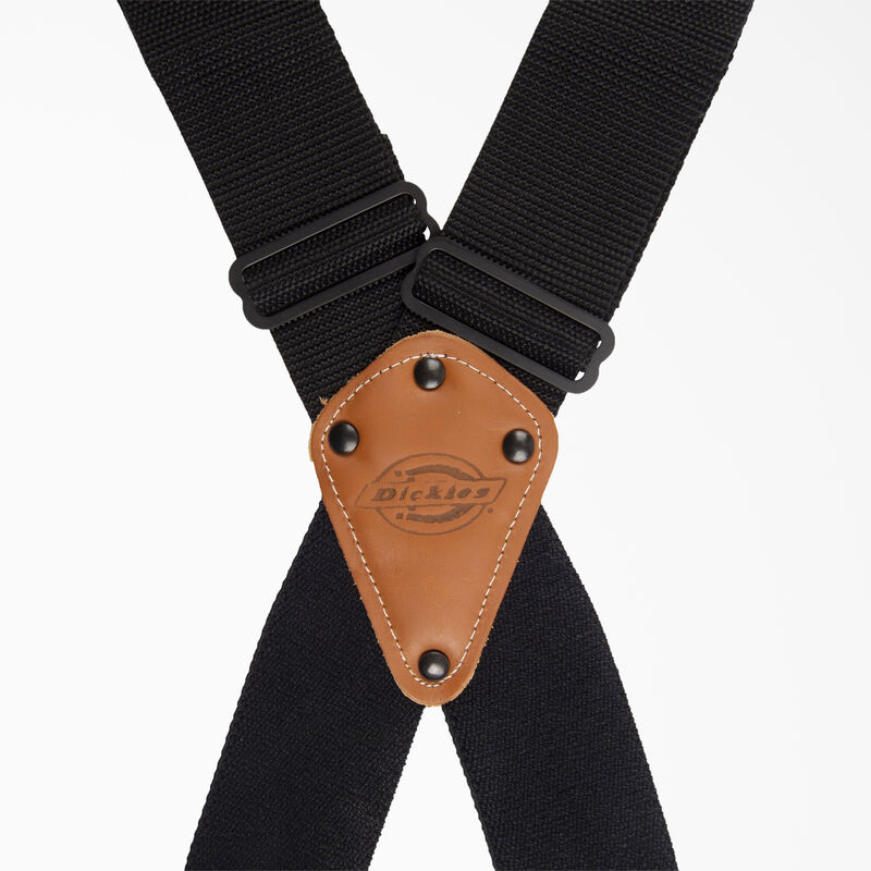 Dickies 2-Inch Wide Work Suspenders Black ID-RyK2oa7D