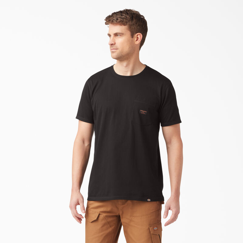 Dickies Traeger x Dickies Pocket T-Shirt Black ID-S0OrrlqV