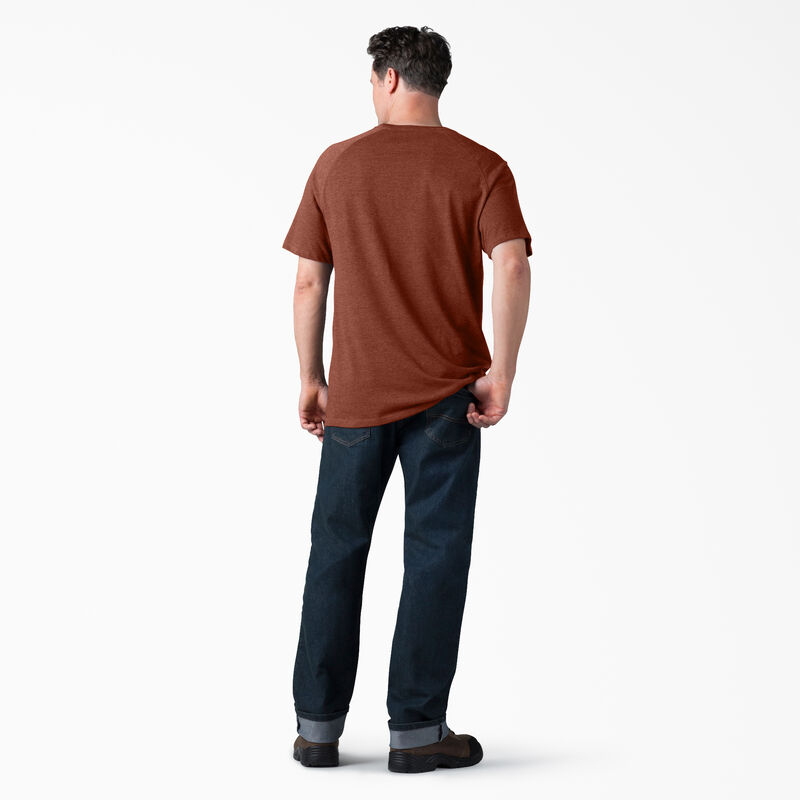 Dickies Cooling Short Sleeve Pocket T-Shirt Red Rock Heather ID-S16qkVdH