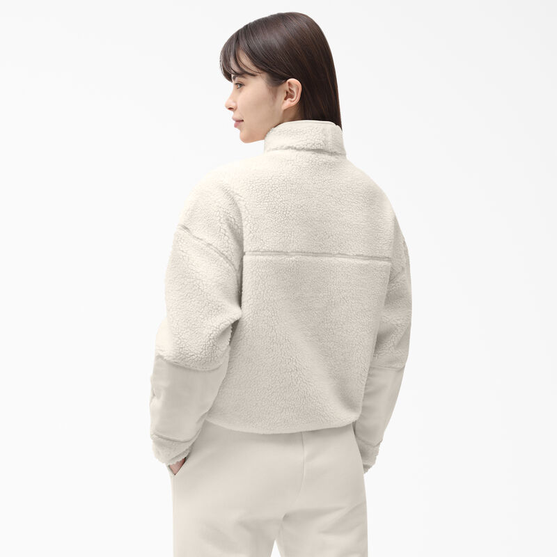 Dickies Red Chute Fleece Jacket White ID-SEzKdAyu