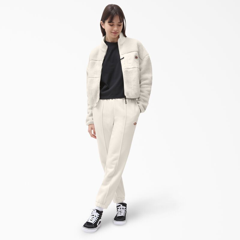 Dickies Red Chute Fleece Jacket White ID-SEzKdAyu