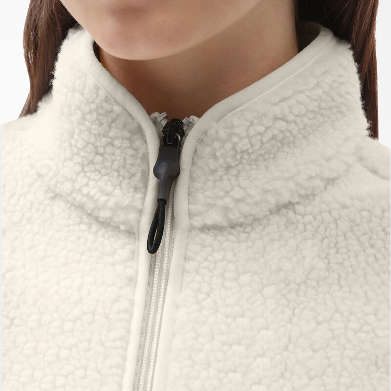 Dickies Red Chute Fleece Jacket White ID-SEzKdAyu