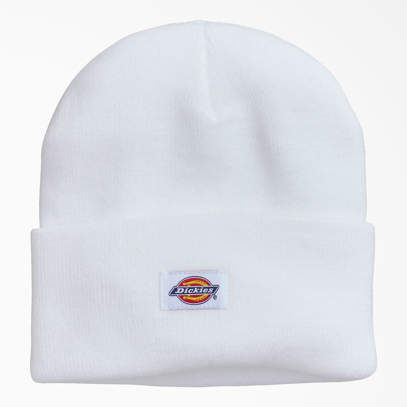 Dickies Cuffed Knit Beanie White ID-SL4W9J83