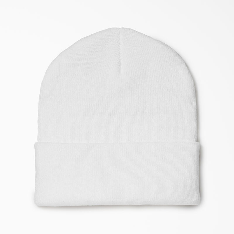 Dickies Cuffed Knit Beanie White ID-SL4W9J83