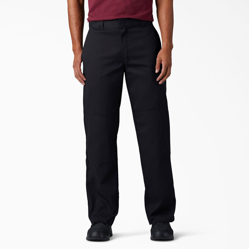 Dickies FLEX Loose Fit Double Knee Work Pants Black ID-SNF7k4I3