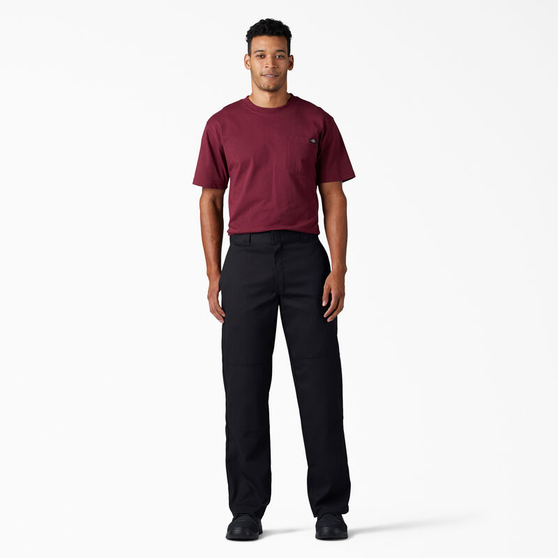 Dickies FLEX Loose Fit Double Knee Work Pants Black ID-SNF7k4I3