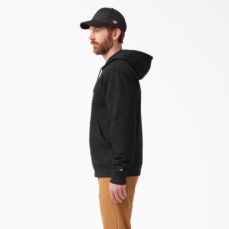Dickies Water Repellent Tri-Color Logo Hoodie Black ID-SZlDIdNt
