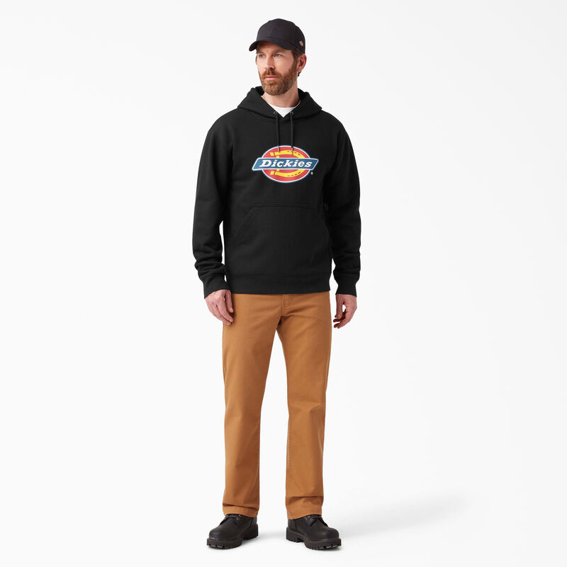 Dickies Water Repellent Tri-Color Logo Hoodie Black ID-SZlDIdNt