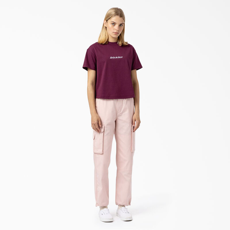 Dickies Loretto Cropped T-Shirt Grape Wine ID-ScE4YHsR