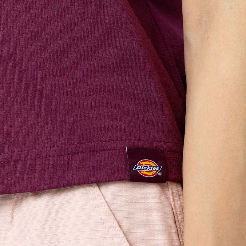 Dickies Loretto Cropped T-Shirt Grape Wine ID-ScE4YHsR