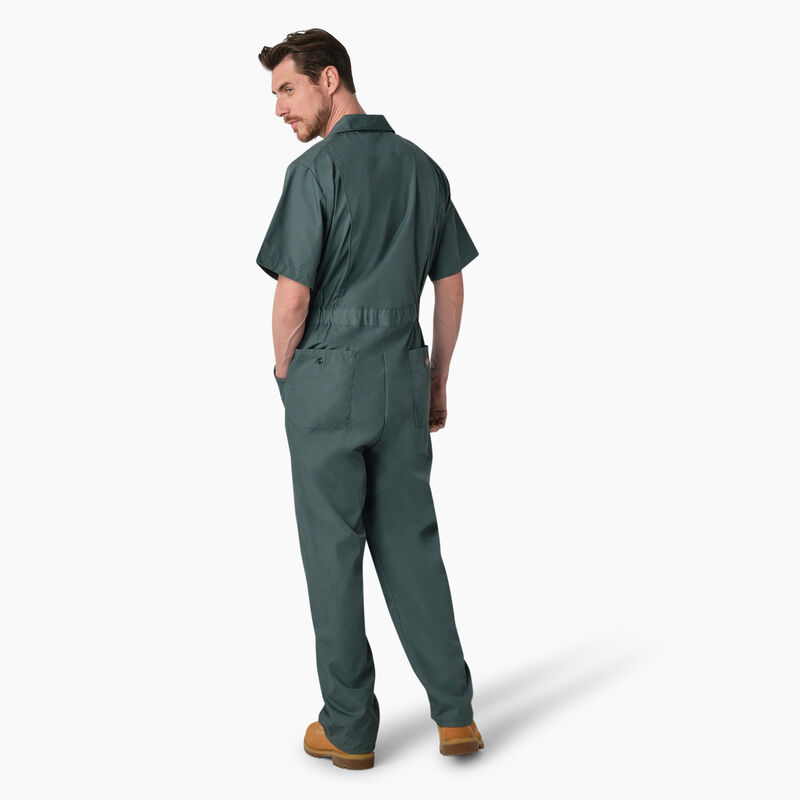 Dickies Short Sleeve Coveralls Lincoln Green ID-SdGTFyWa