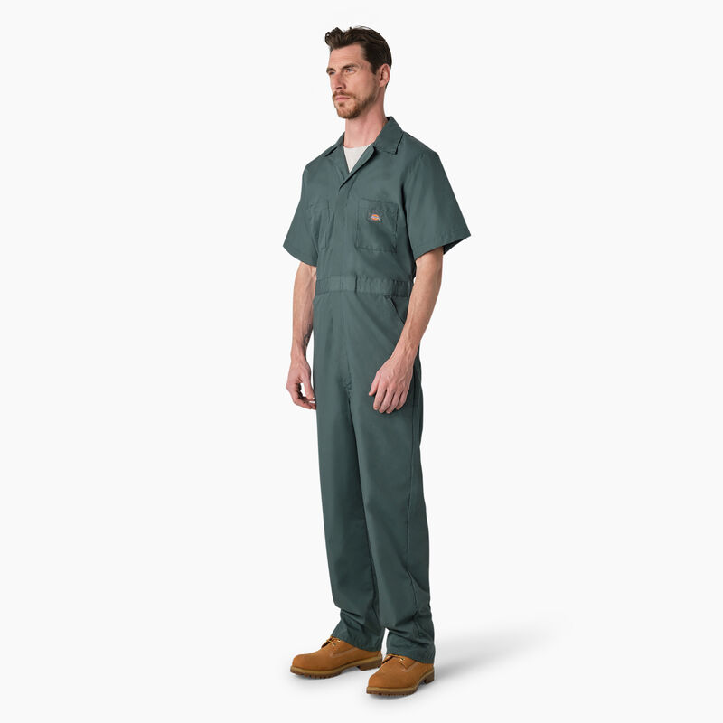 Dickies Short Sleeve Coveralls Lincoln Green ID-SdGTFyWa