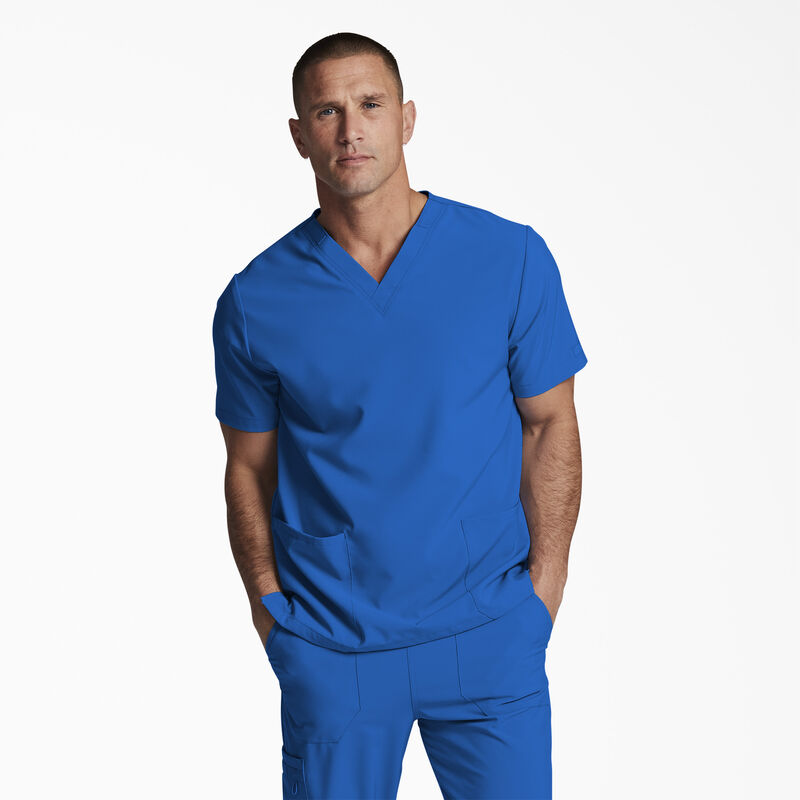 Dickies Unisex EDS Essentials V-Neck Scrub Top Royal Blue ID-SkH1pYeq