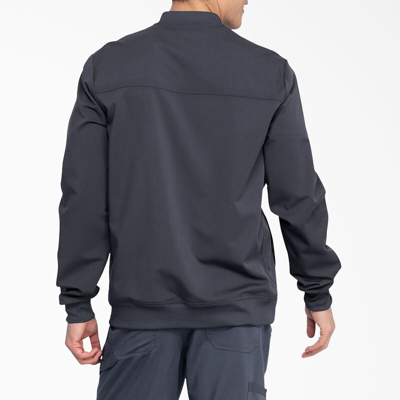 Dickies Men's Balance Zip Front Scrub Jacket Pewter Gray ID-SlbPbonL