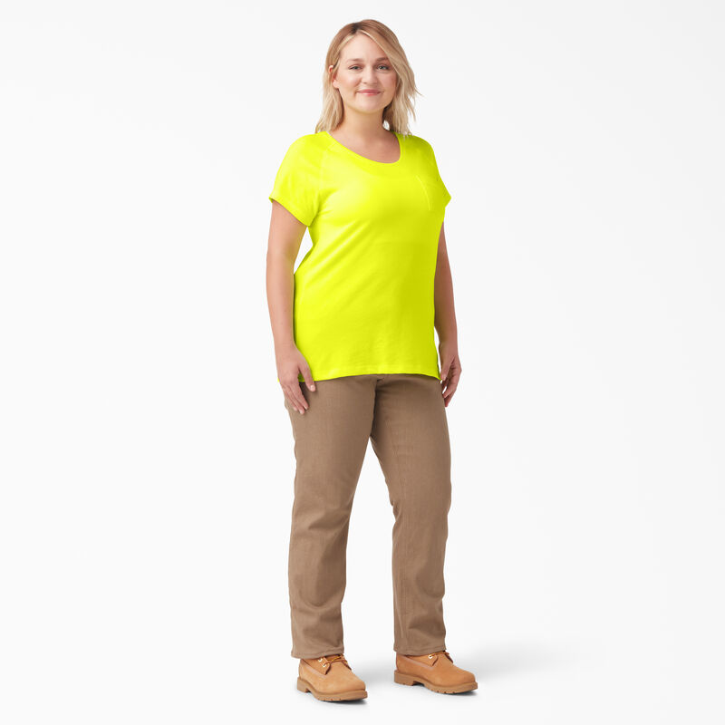 Dickies Plus Cooling Short Sleeve Pocket T-Shirt Bright Yellow ID-SpVwEEX3