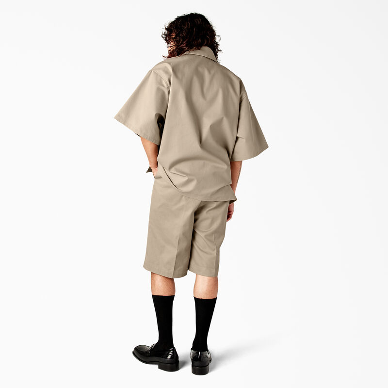 Dickies X Willy Chavarria Short Sleeve Work Shirt Desert Sand ID-SwlK6h9d