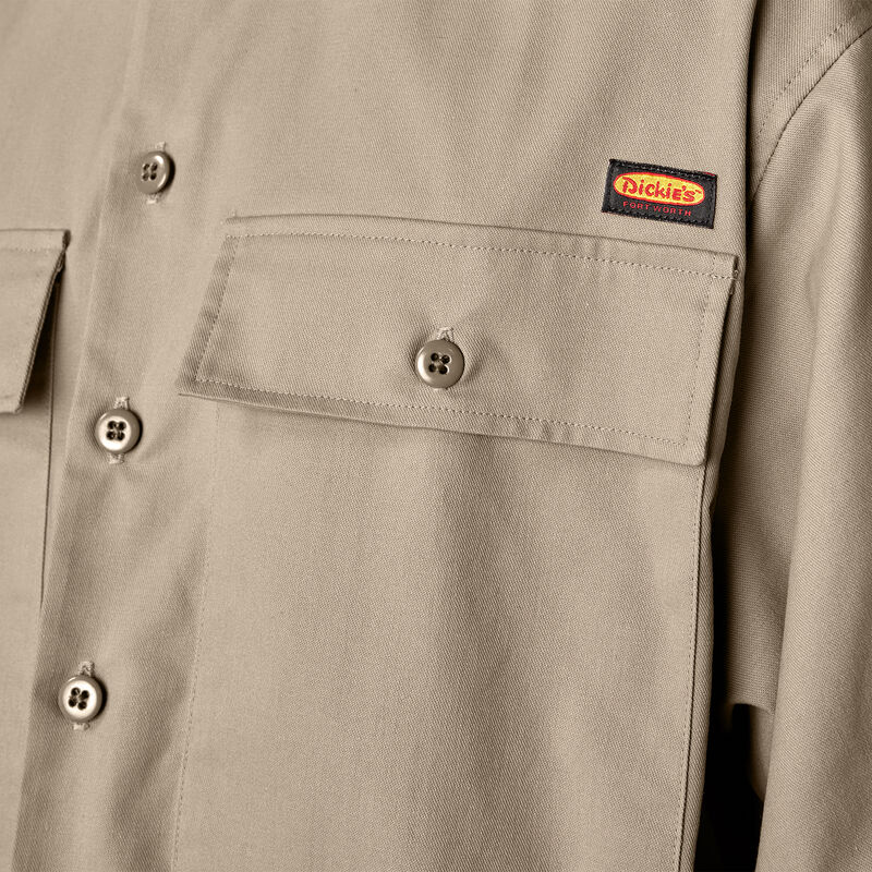 Dickies X Willy Chavarria Short Sleeve Work Shirt Desert Sand ID-SwlK6h9d
