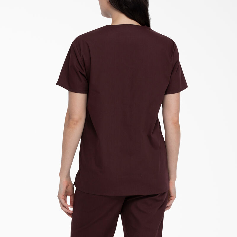 Dickies Unisex EDS Signature V-Neck Scrub Top Espresso ID-SzEiLDwh