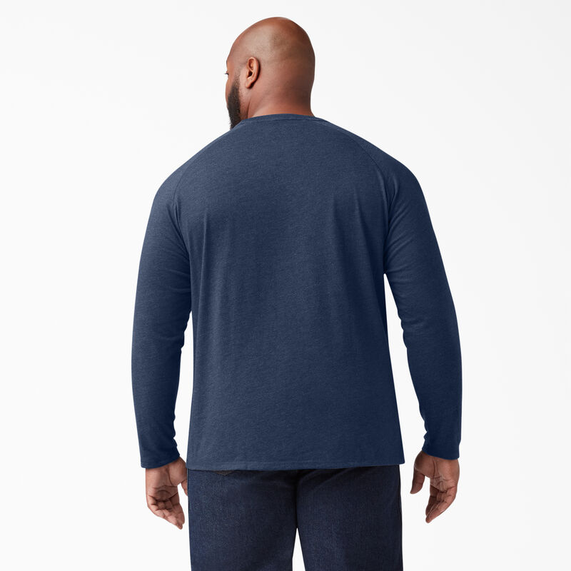 Dickies Cooling Long Sleeve Pocket T-Shirt Dark Navy Heather ID-T2j7oq1U
