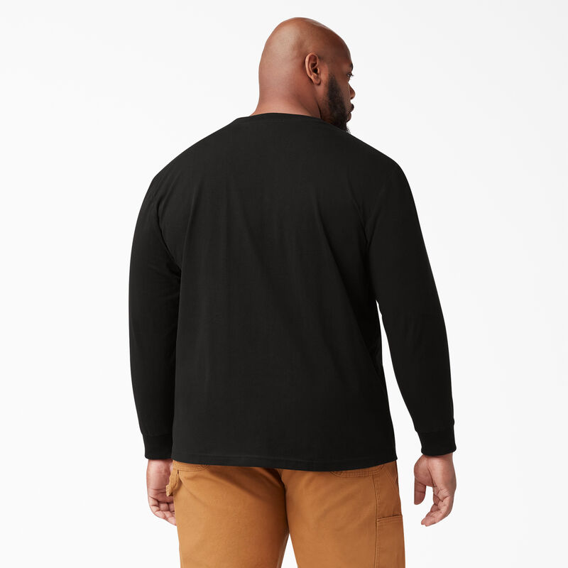 Dickies Heavyweight Long Sleeve Pocket T-Shirt Black ID-T32fnJmv
