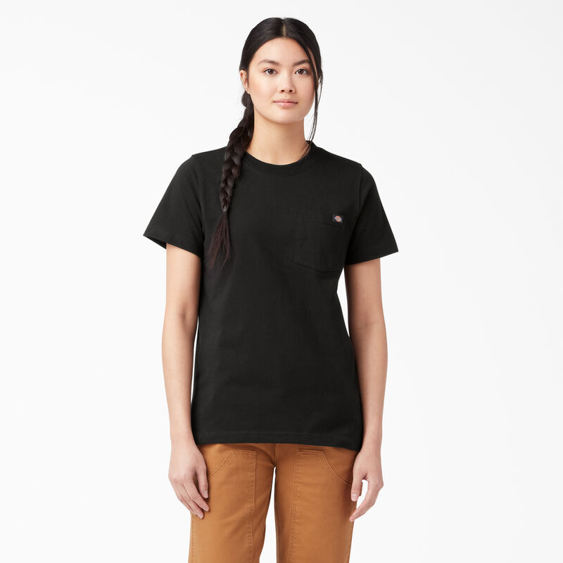 Dickies Heavyweight Short Sleeve Pocket T-Shirt Black ID-T6dJhjKK