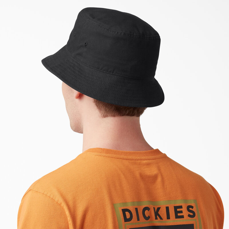 Dickies Script Logo Canvas Bucket Hat Black ID-T78wGcxF
