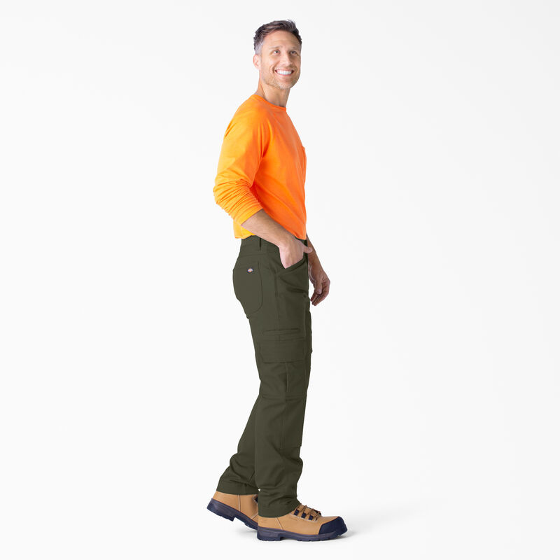 Dickies FLEX DuraTech Relaxed Fit Duck Cargo Pants Moss Green ID-T98rUFLo