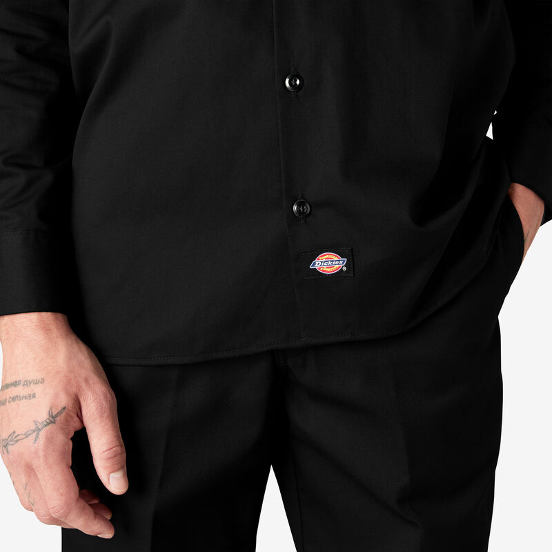 Dickies Long Sleeve Work Shirt Black ID-TEp3DwUk