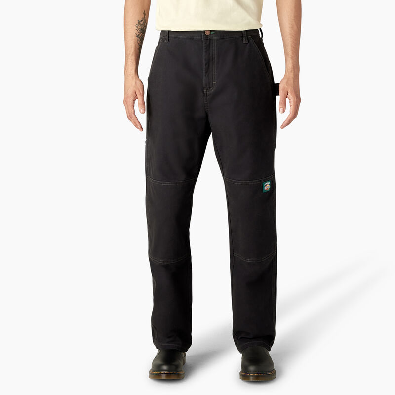 Dickies x Jameson Double Knee Pants Rinsed Black ID-TFjYYMrO