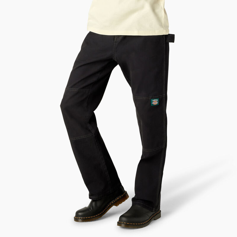 Dickies x Jameson Double Knee Pants Rinsed Black ID-TFjYYMrO