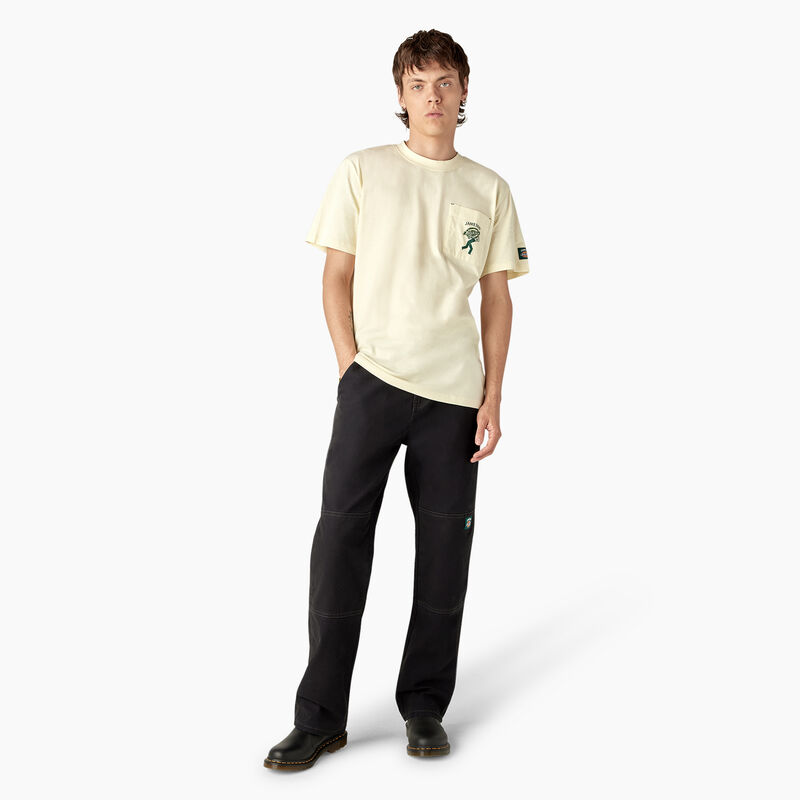 Dickies x Jameson Double Knee Pants Rinsed Black ID-TFjYYMrO