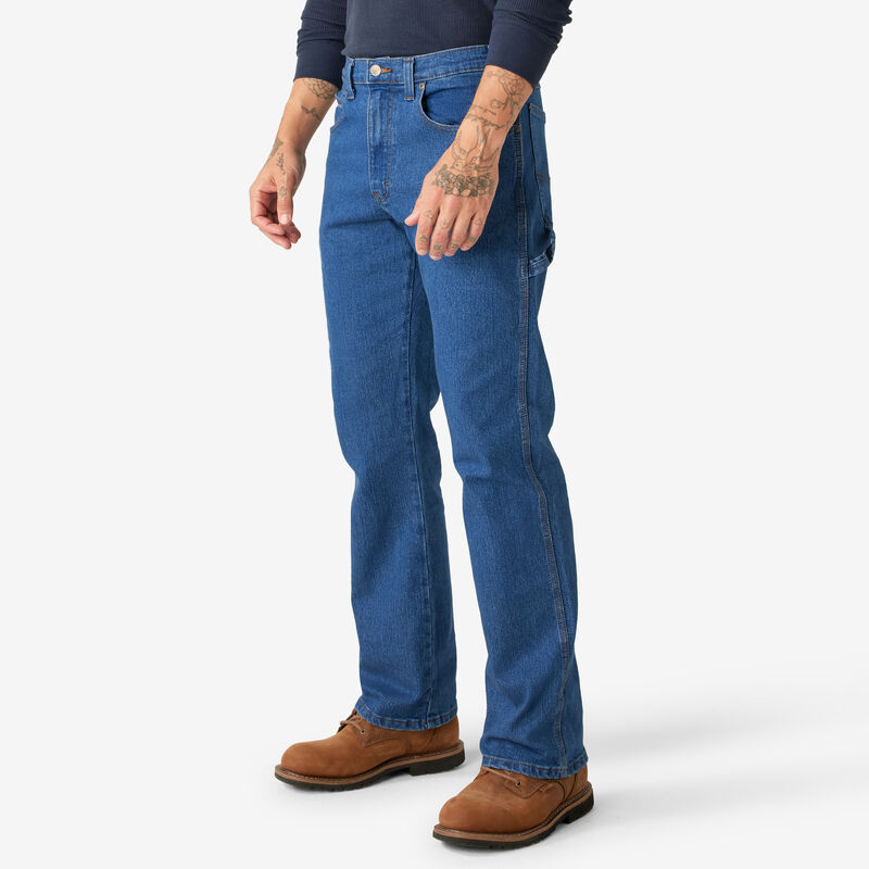 Dickies FLEX Relaxed Fit Carpenter Jeans Stonewashed Indigo Blue ID-TTEguEsb