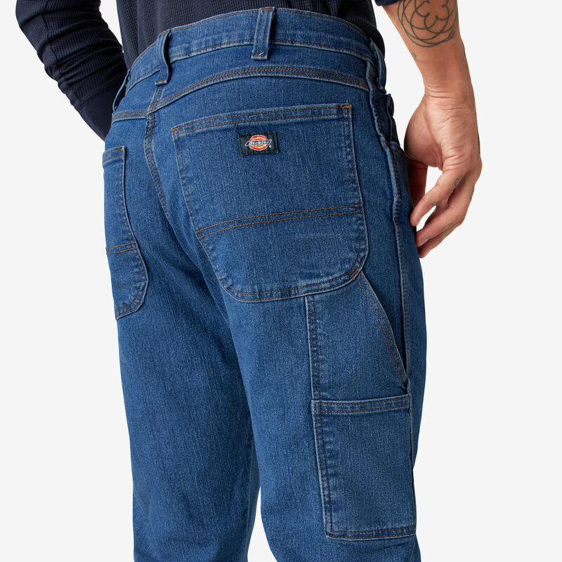 Dickies FLEX Relaxed Fit Carpenter Jeans Stonewashed Indigo Blue ID-TTEguEsb