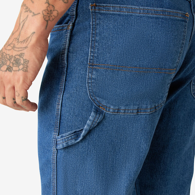 Dickies FLEX Relaxed Fit Carpenter Jeans Stonewashed Indigo Blue ID-TTEguEsb
