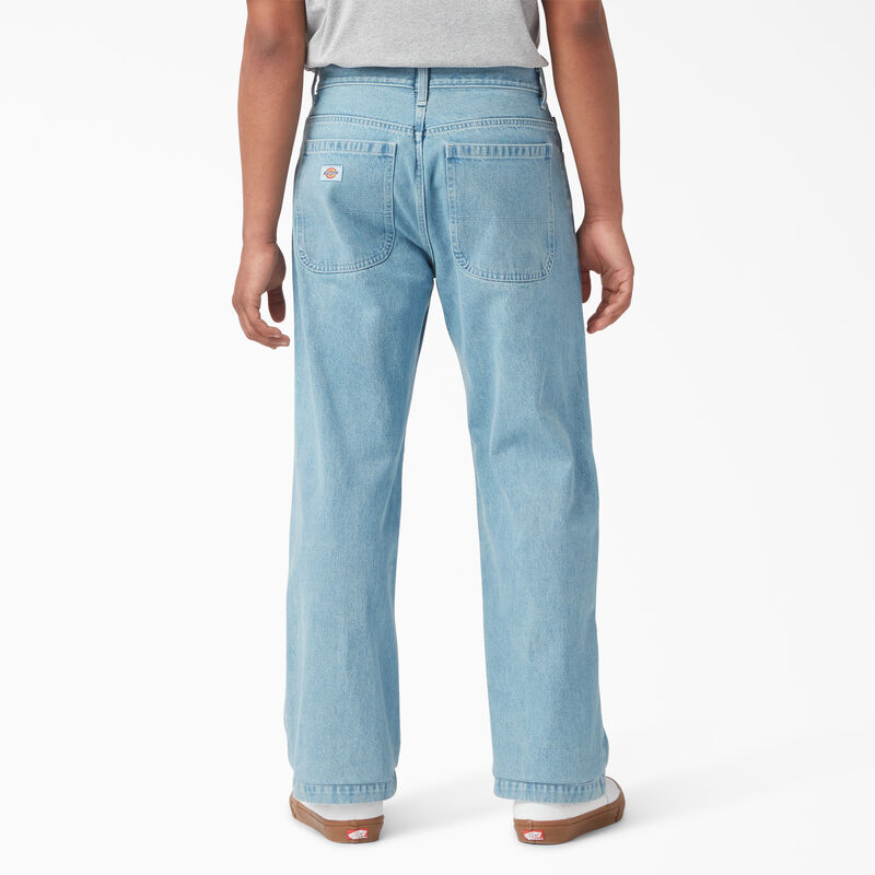 Dickies Loose Fit Double Knee Jeans Light Denim ID-TTEo2b2v