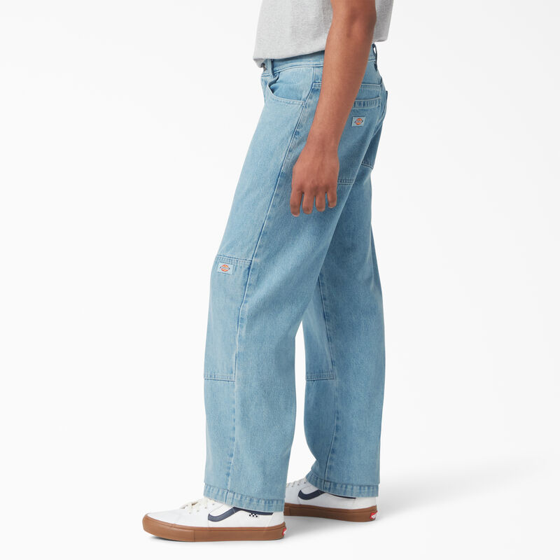 Dickies Loose Fit Double Knee Jeans Light Denim ID-TTEo2b2v