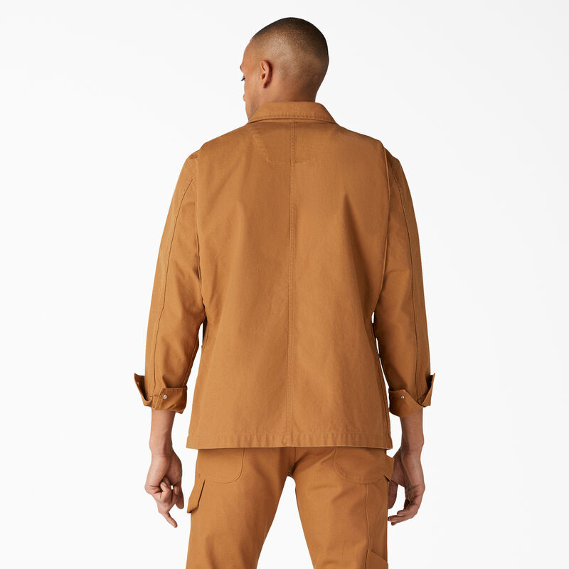 Dickies 1922 Duck Chore Coat Rinsed Brown Duck ID-Tmu5IZfz