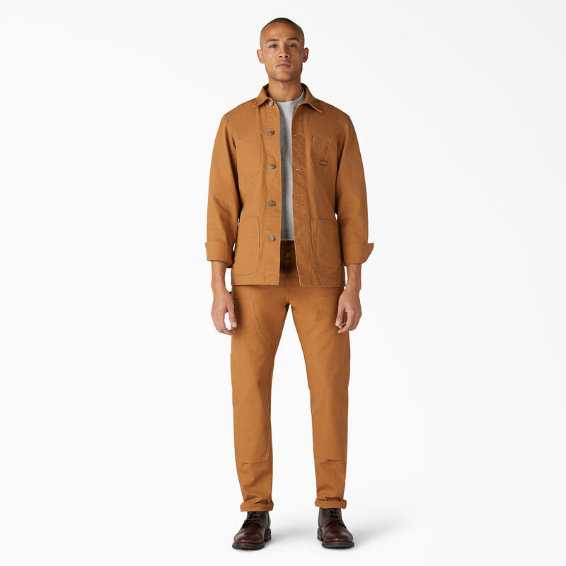 Dickies 1922 Duck Chore Coat Rinsed Brown Duck ID-Tmu5IZfz