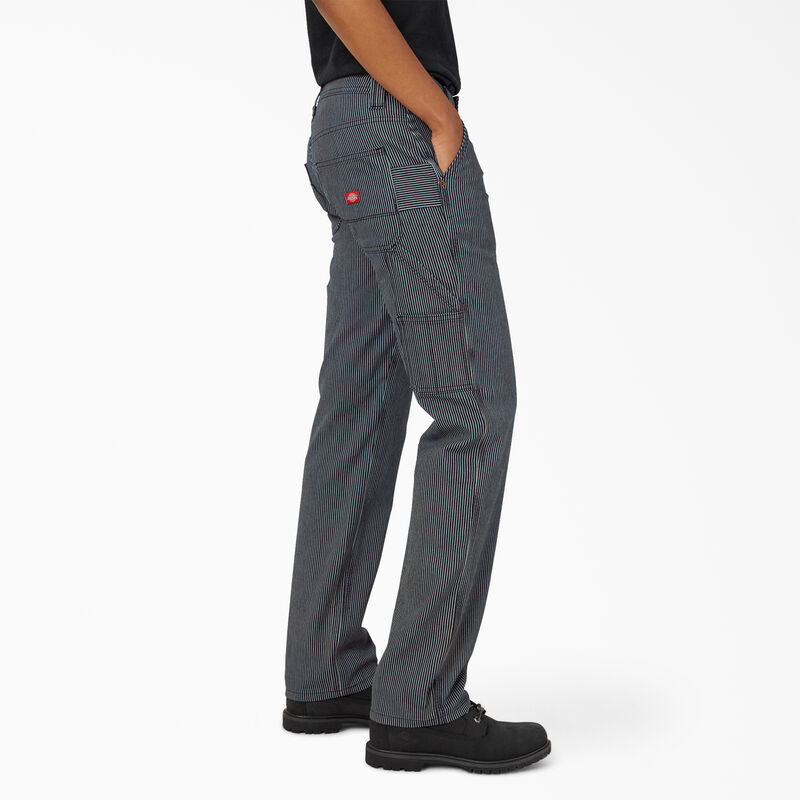 Dickies FLEX Relaxed Fit Hickory Stripe Carpenter Pants Regular ID-TsMhi81B