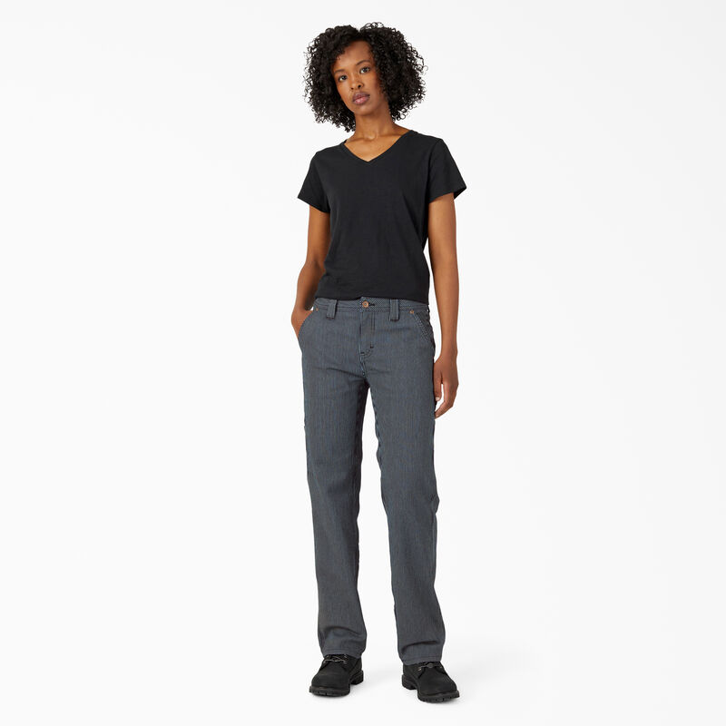 Dickies FLEX Relaxed Fit Hickory Stripe Carpenter Pants Regular ID-TsMhi81B